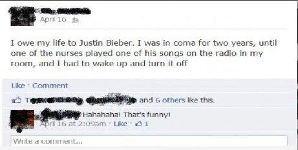 Hjernedøde ting Justin Bieber fans siger - og gør!