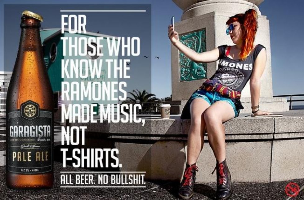 Øl-reklame mod hipstere