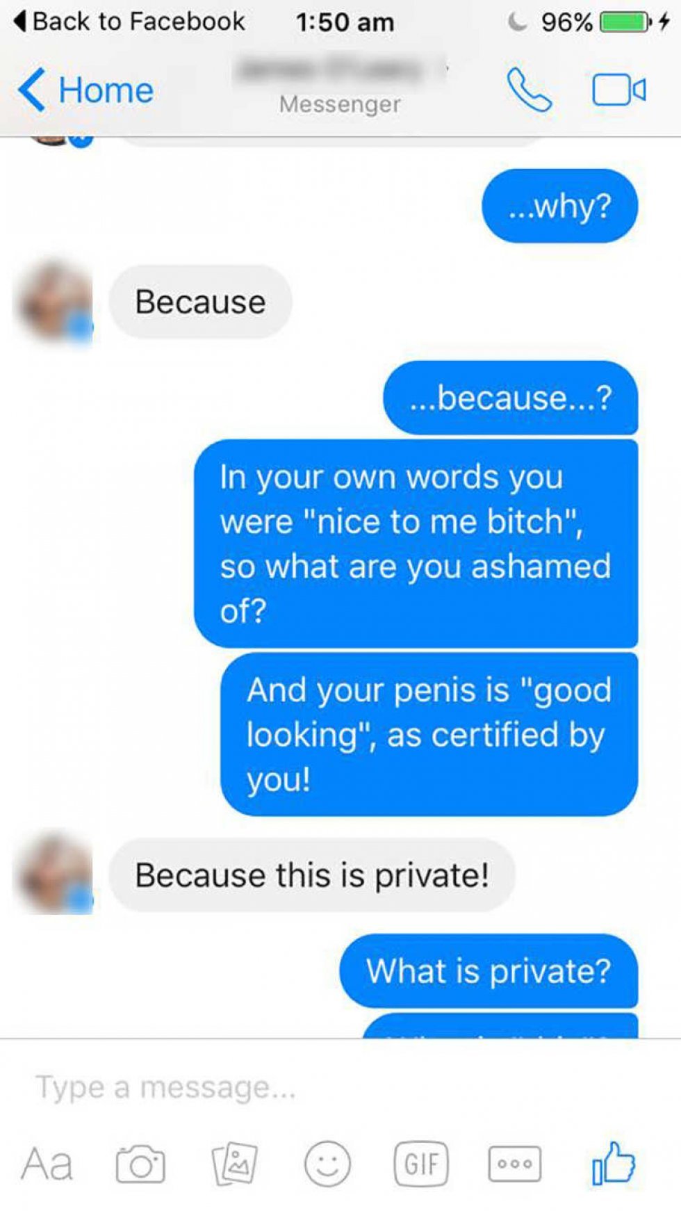 Facebook - Kvinde modtog uønsket dick pic: Hendes geniale svar fortjener en medalje