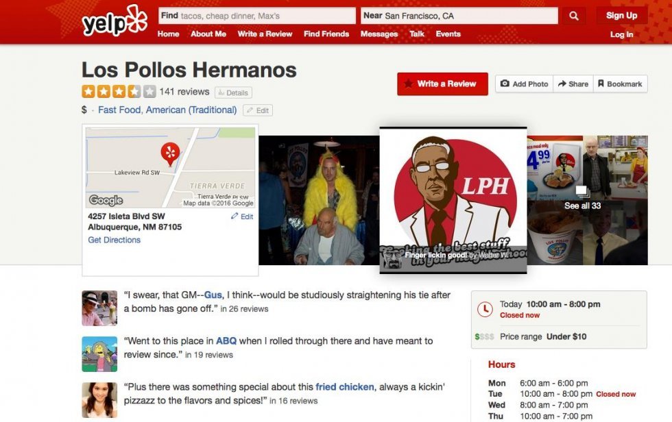Så meget ville 'Los Pollos Hermanos' fra 'Breaking Bad' være værd i virkeligheden