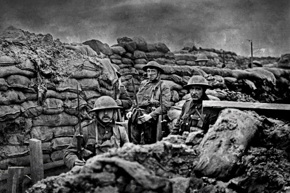 Britiske soldater tilbragte kort tid i skudlinjen