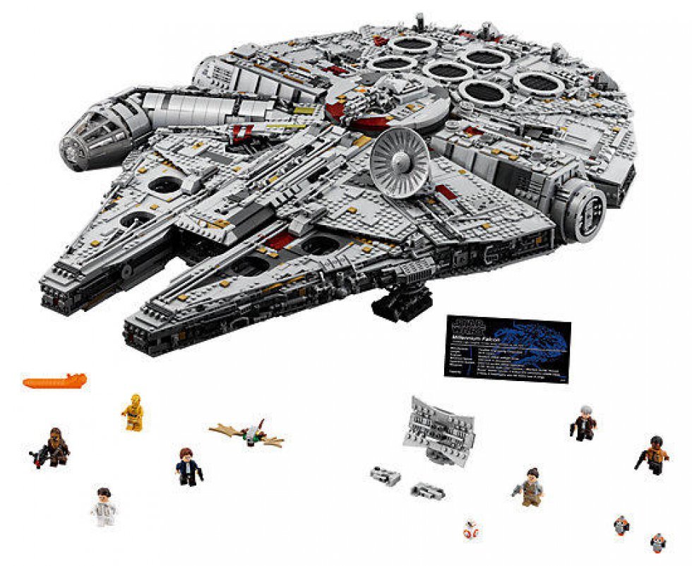 LEGO - Ønskesedlen: Den ultimative LEGO Millenium Falcon består af over 7500 klodser