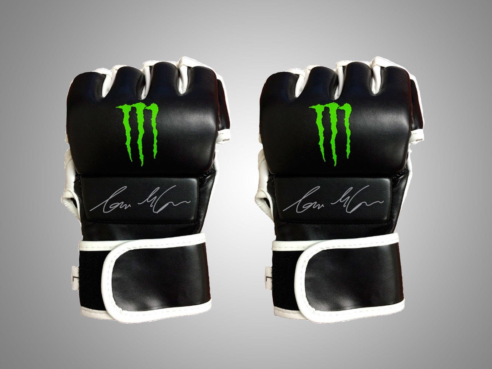 Kirkestol Læs ihærdige Vind et par MMA-handsker fra Monster Energy med Conor McGregors autograf |  Magasinet M!