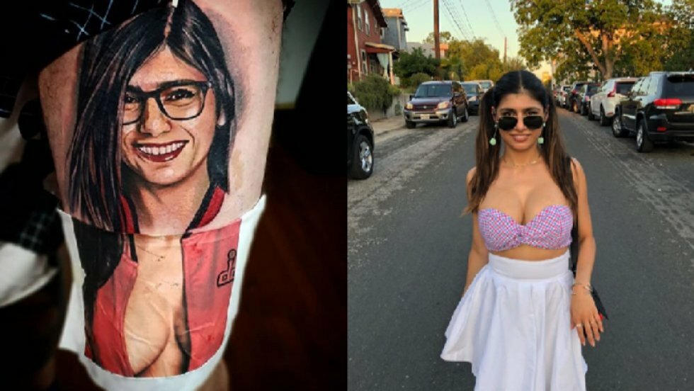 Mand får tatoveret Mia Khalifa på sin krop - og hun er ikke tilfreds