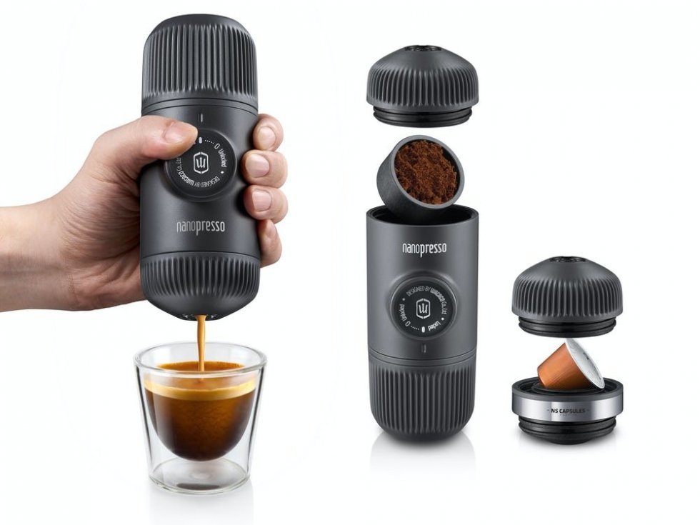 Nanopresso - Er kaffe essentielt for din overlevelse? Tag espressoen med ud i naturen med et portabelt kaffesæt