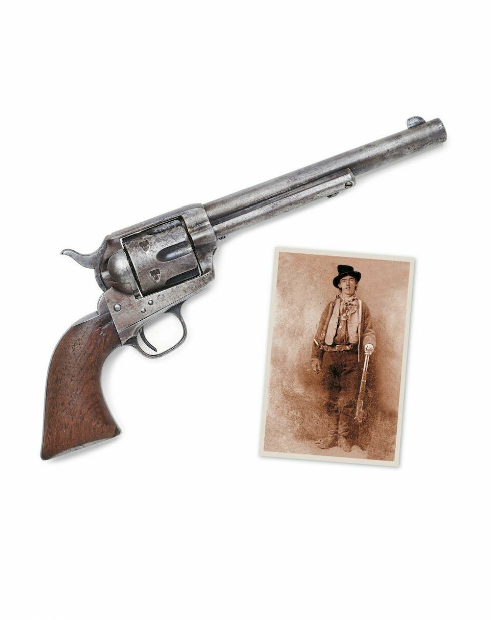 Revolveren der tog livet af Billy the Kid er på auktion