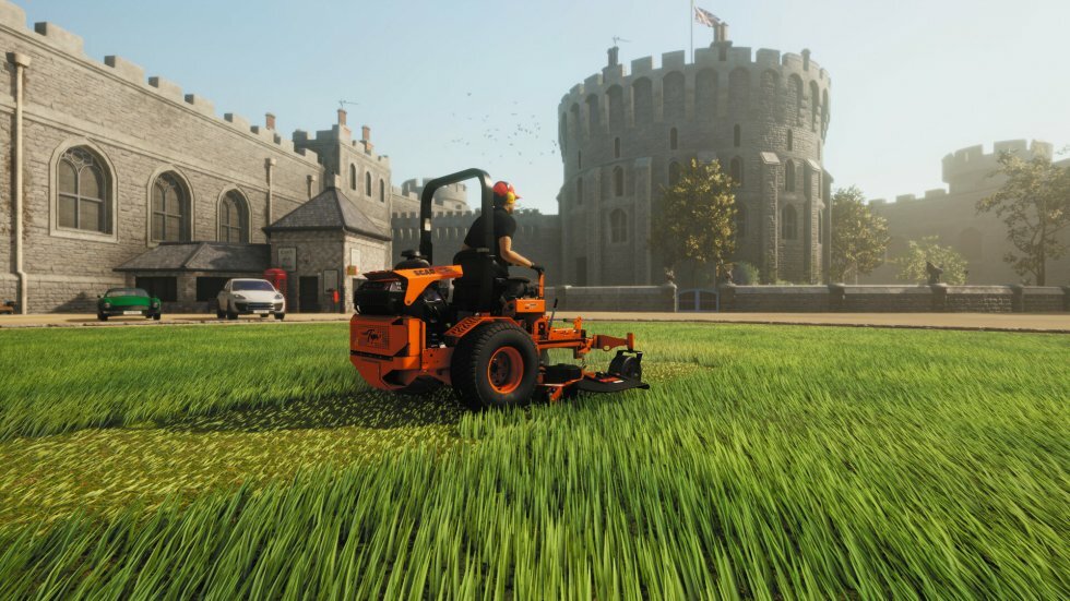 Så skal der slås græs: Nu kan du spille Lawn Mowing Simulator på Playstation
