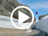 Video rally-kører vs. skiløber - hvem er hurtigst nede af bjerget?