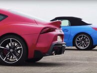 Dragrace: Toyota Supra vs BMW Z4