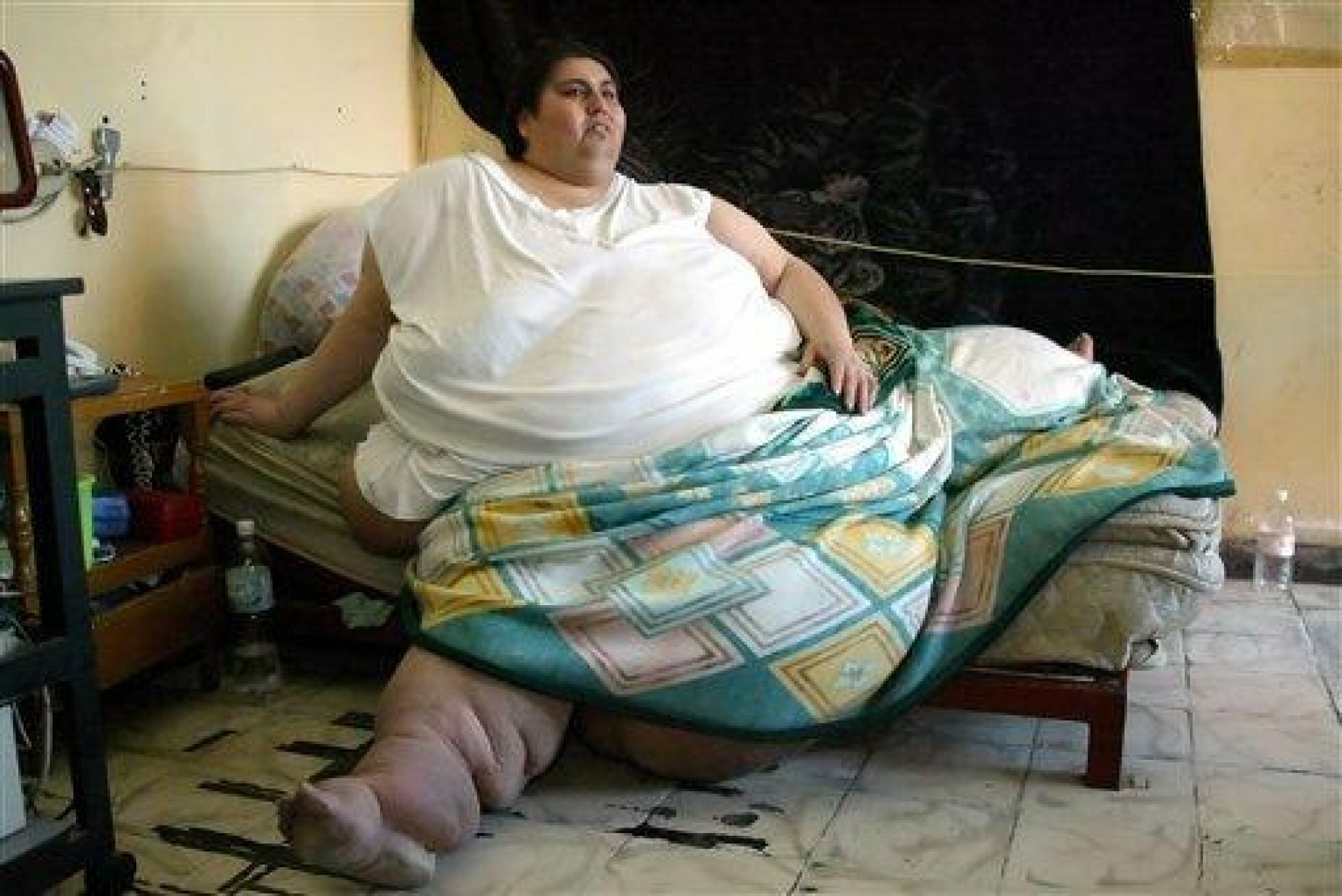 Самого тяжелого человека. Мексиканец Мануэль Урибе. Мануэль Урибе толстый человек.
