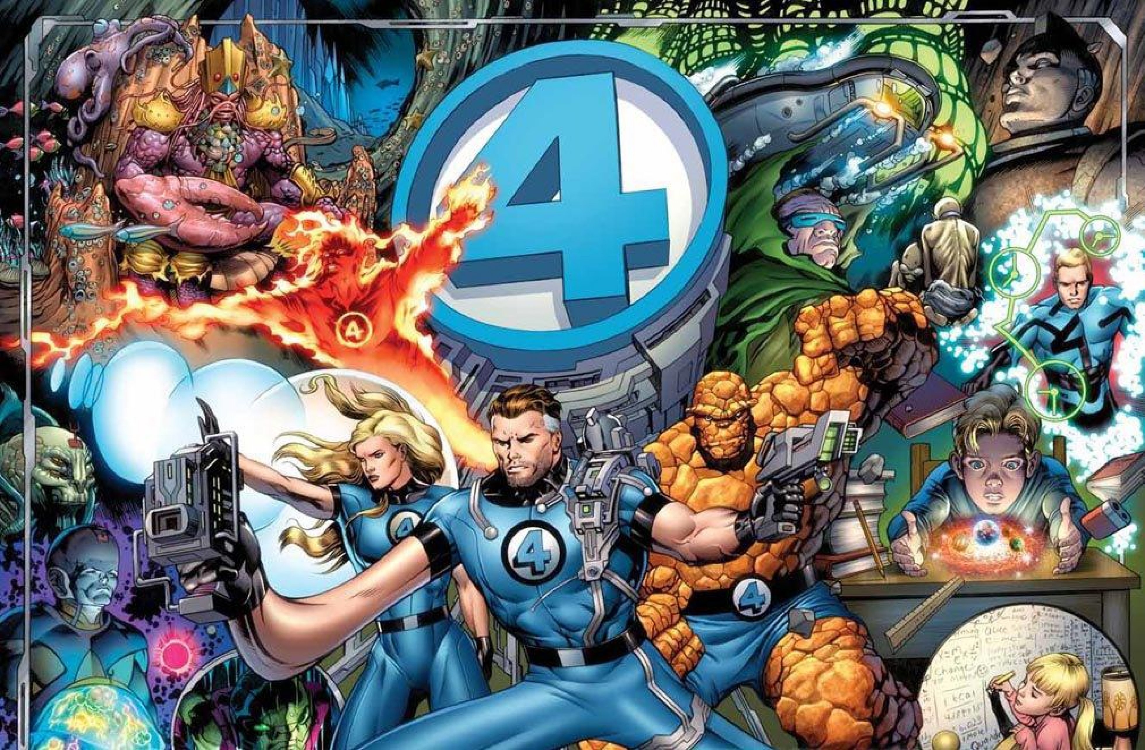 1 4 yang. Fantastic four (комикс). Fantastic four 1995. Фантастическая четверка комиксы. Фантастическая четверка 2010.