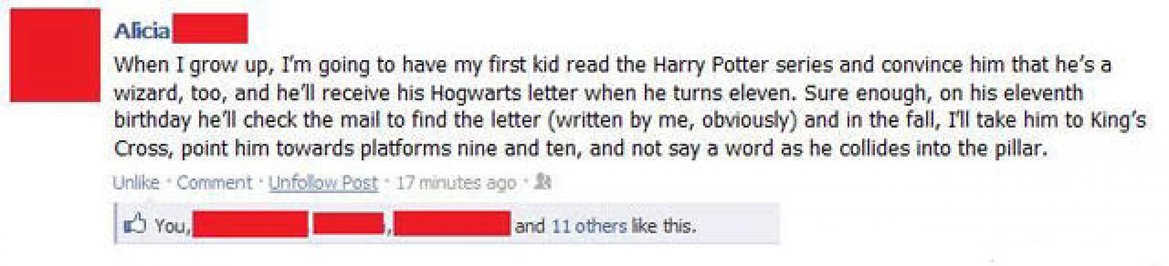 Remember he. What Letter did Harry receive on his 11th Birthday. Meme Kill your parents.