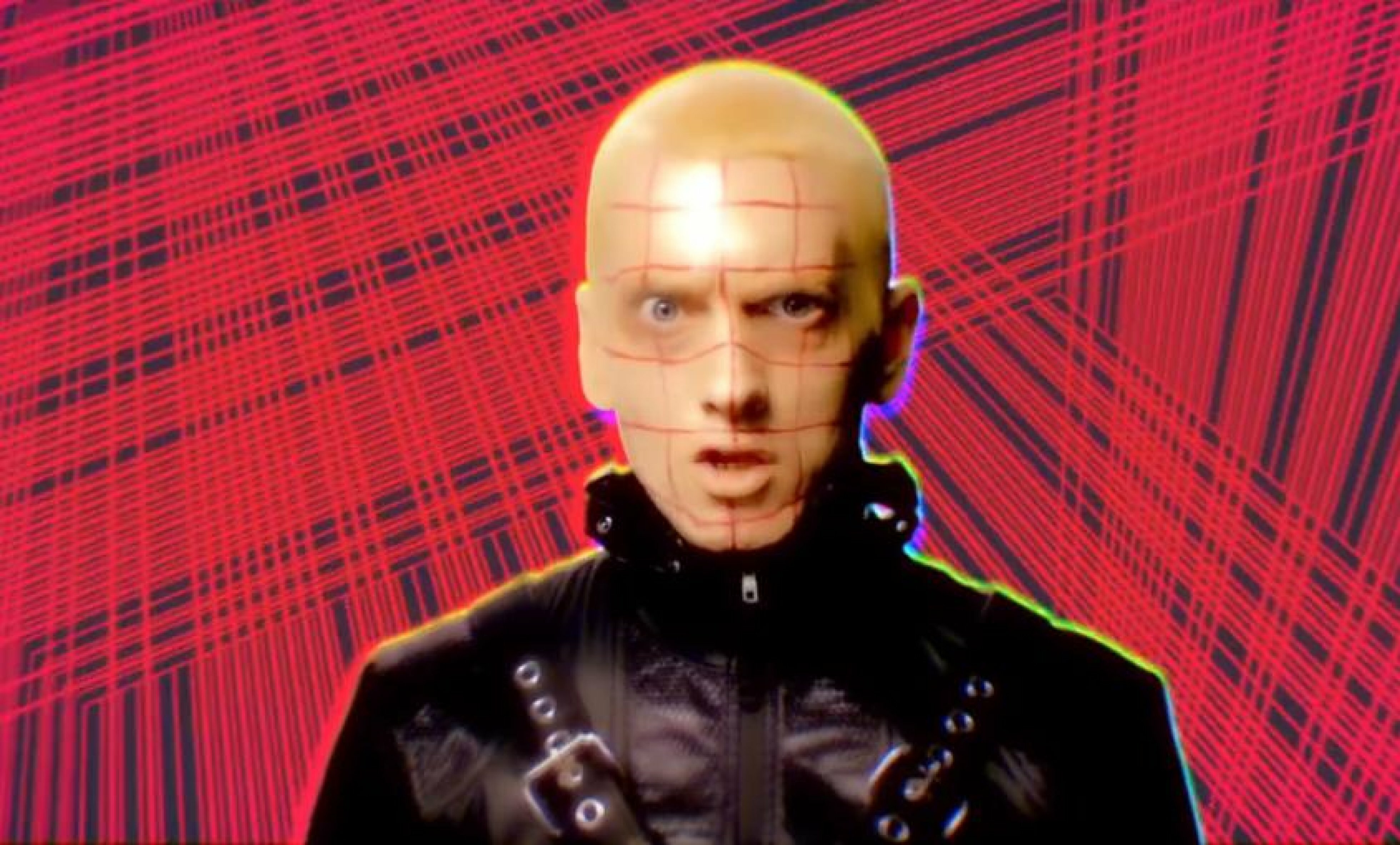 Eminem rap god. Макс хедрум Эминем. Эминем хедрум. Eminem Rap God Max Headroom. Rap God кадры.