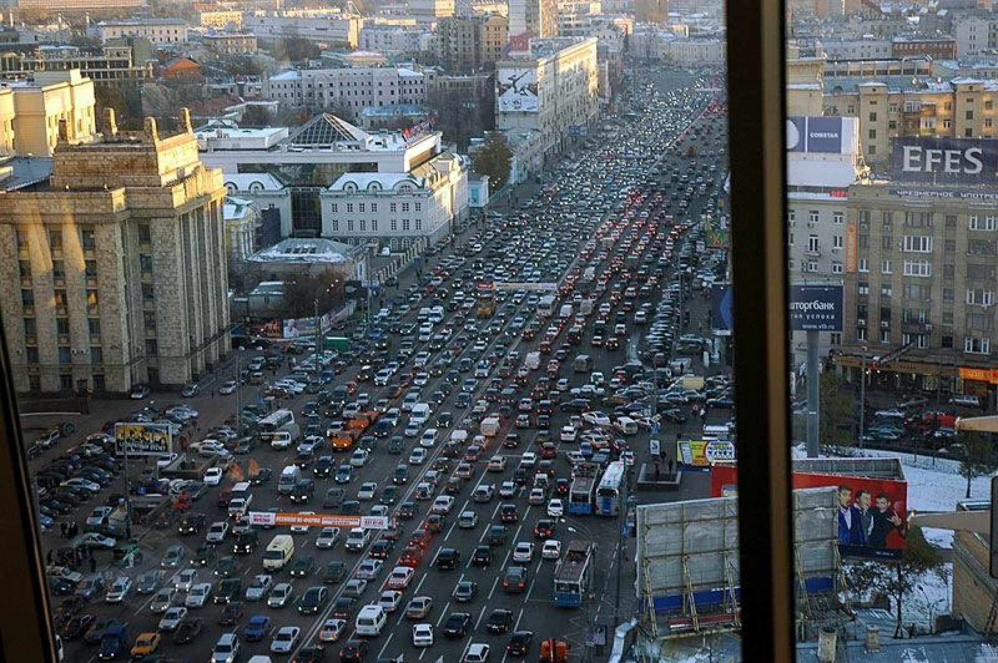 пробки в москве