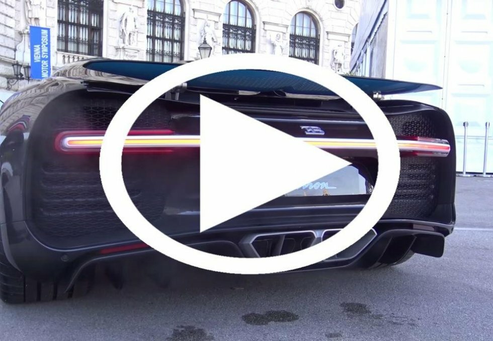 Den vilde Bugatti Chiron får omdrejninger i ny video