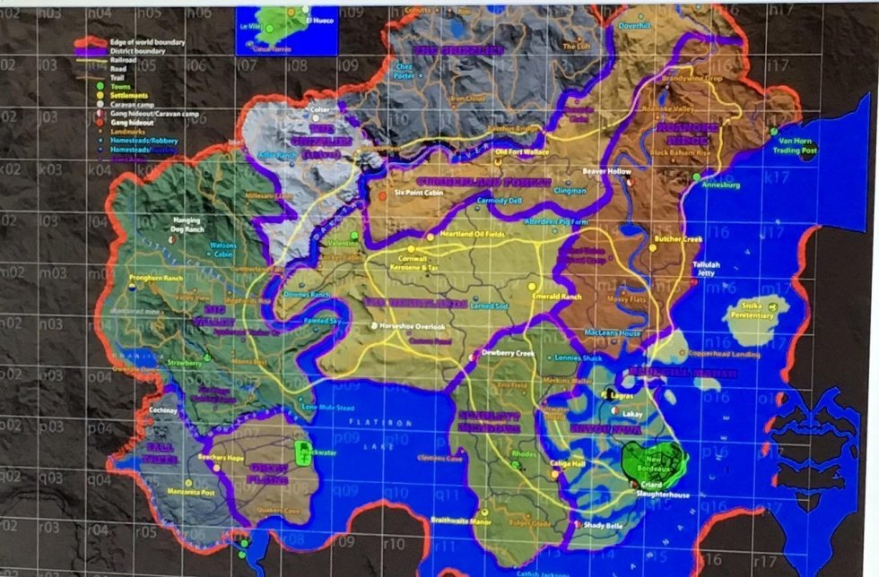 NeoGaf - Kortet til Red Dead Redemption 2 er blevet lækket - og vi glæder os som små børn