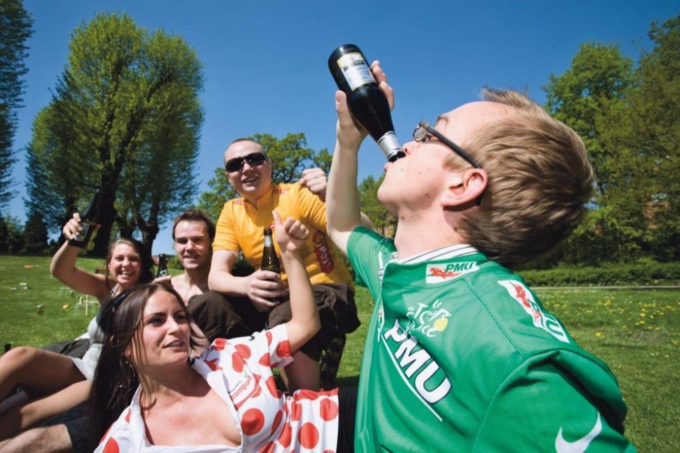 Tour de Øl: Her er den perfekte drukleg lavet på Tour de France