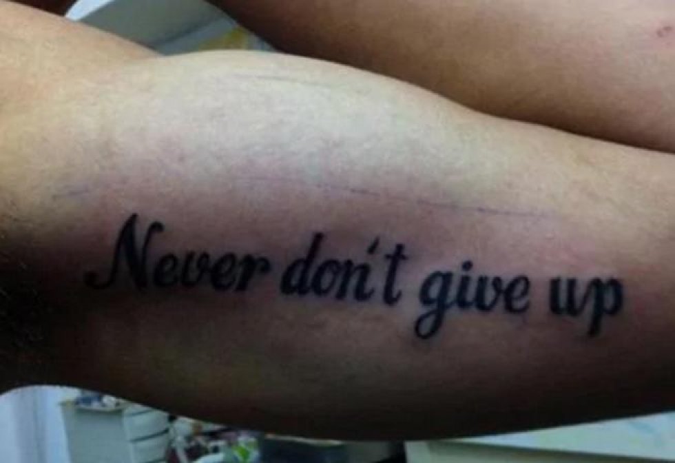De mest forvirrende tatoveringer der overhovedet ikke giver mening