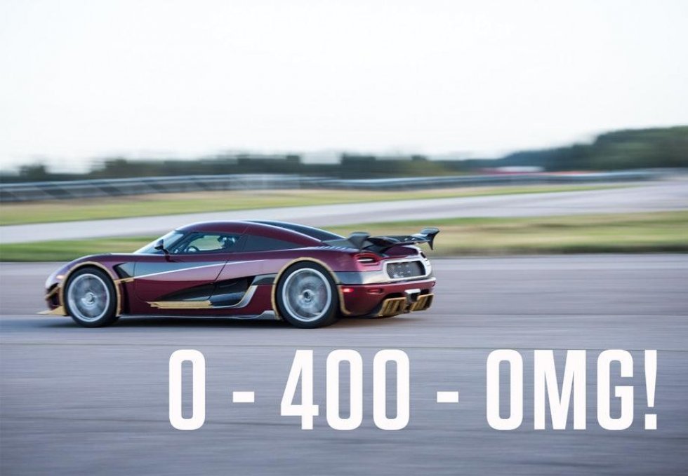 Koenigsegg stjæler verdensrekord fra Bugatti på dansk jord