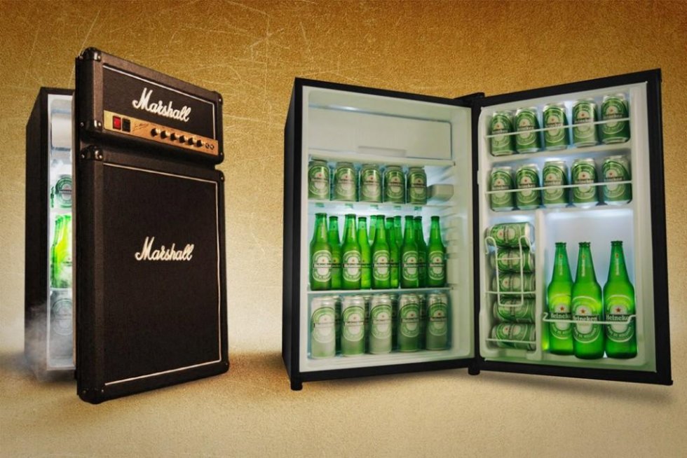 Marshall-køleskabet er det mest Rock'n'Roll sted til dine kolde øl