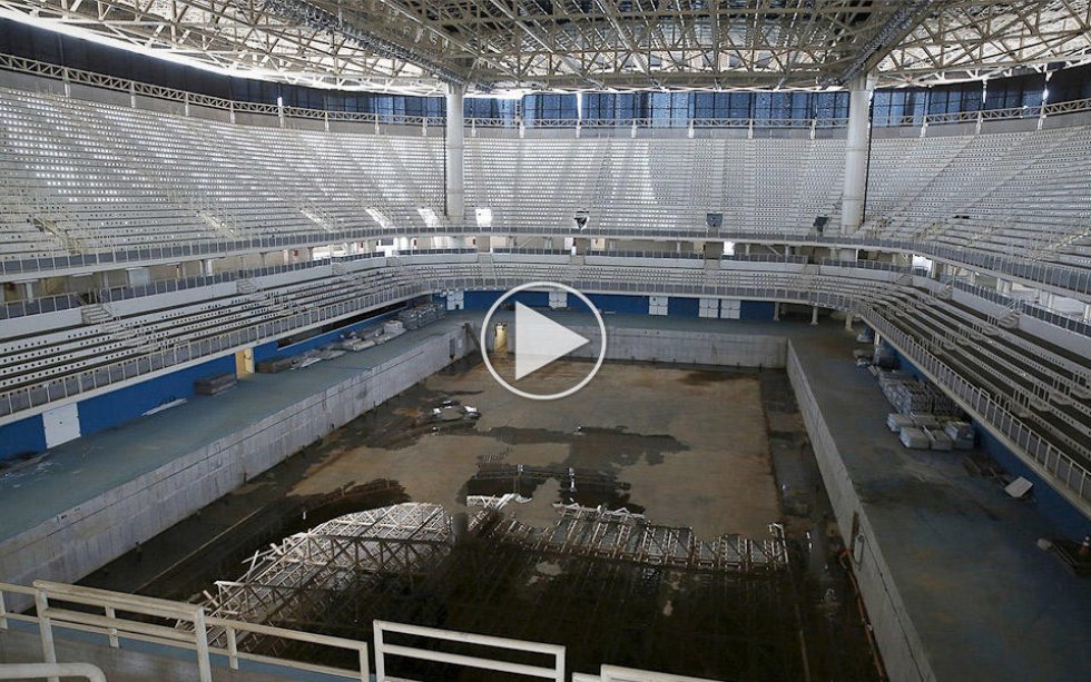 OL i Rio er kun et år siden men ny video afslører en forladt spøgelsesby