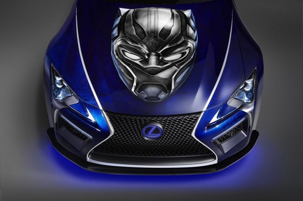 Marvel x Lexus - Marvel samarbejder med Lexus på Black Panther-model
