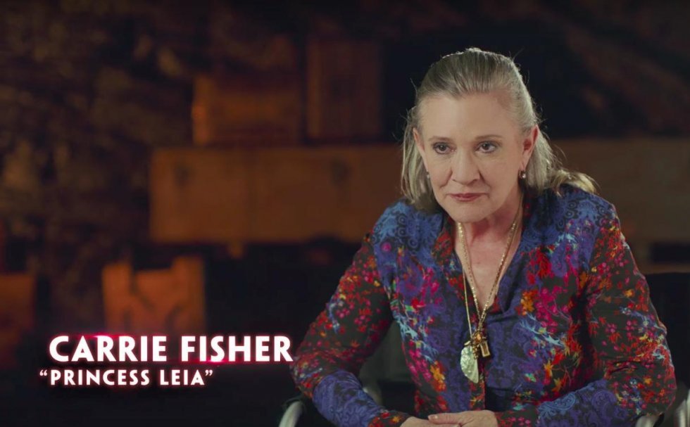 Bag kameraet på The Last Jedi med Carrie Fisher og co. 