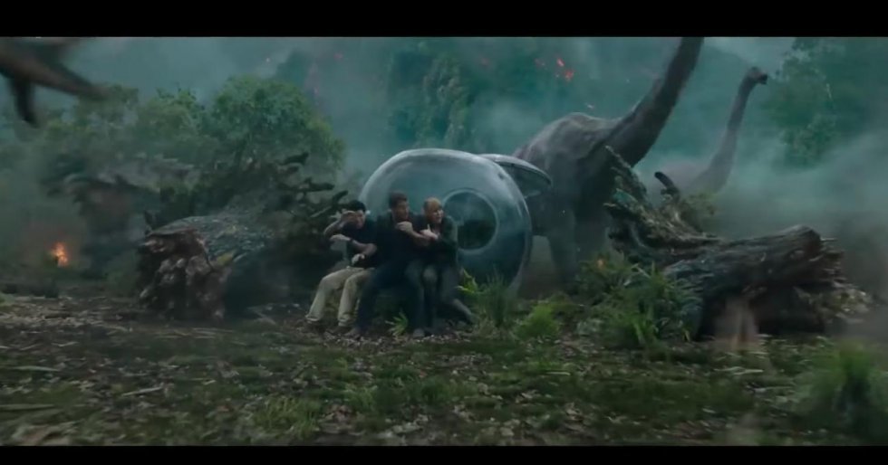 Teaser til Jurassic World 2 varsler kaos på dino-øen
