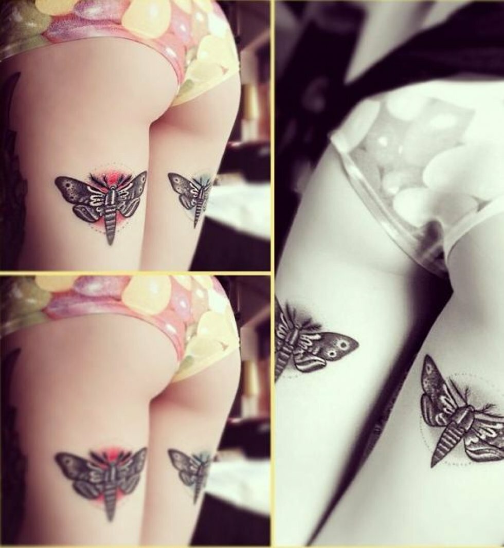 Forsidejagten: Kan du finde Kristinas sommerfugle-tatoveringer?