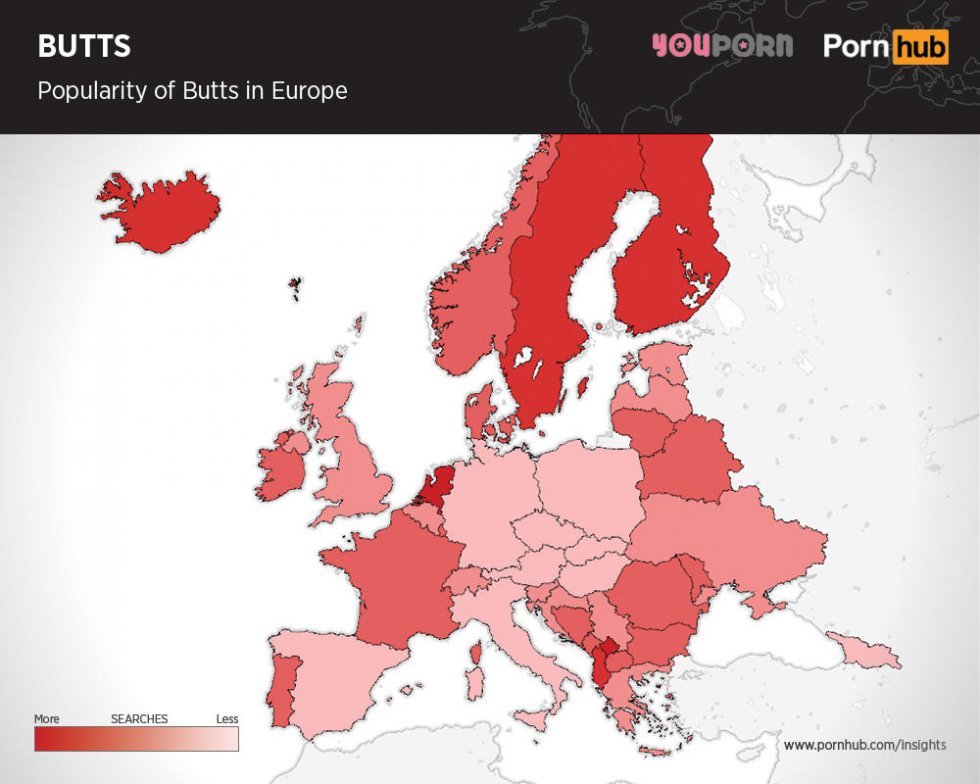 Nyt porno-kort afslører: Så frækt søgte danskerne i 2015