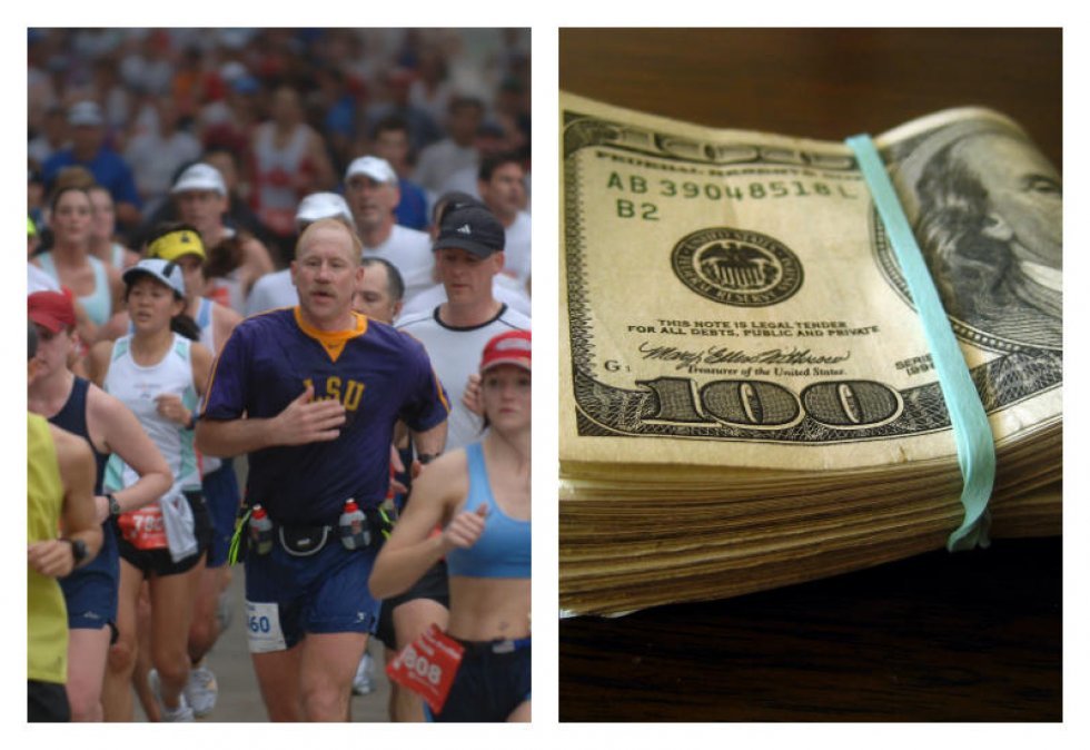 Så mange penge kan du tjene hvis du begynder at løbe maraton