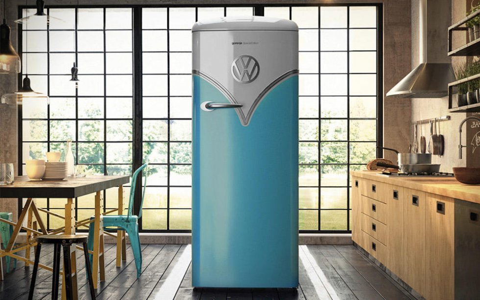 Gorenjes nye retro køleskab parkerer VW-bussen i dit køkken i skarp stil