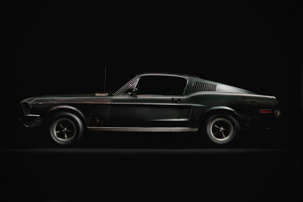 Den originale Mustang Bullitt er dukket op efter 40 års fravær