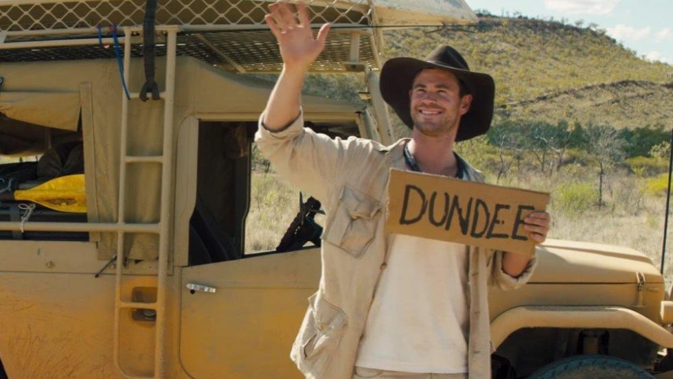 Chris Hemsworth joiner Crocodile Dundee 4 i ny trailer