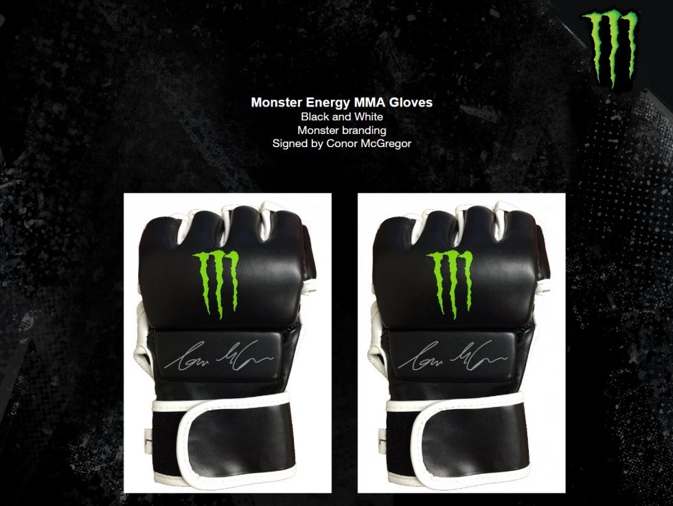 Vind: Conor McGregor-signerede MMA-handsker fra Monster Energy