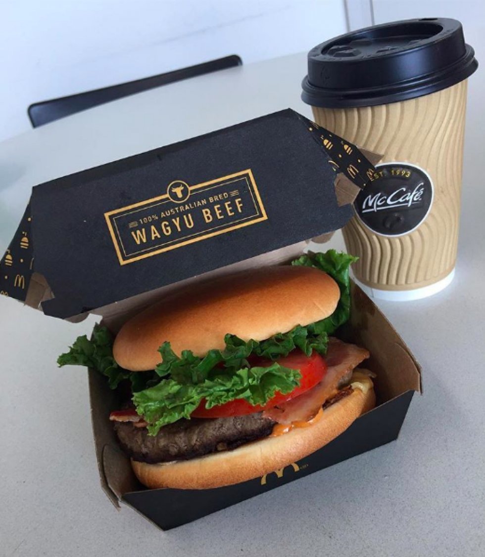 Instagram: @melbourneiheartyou - McDonald's i Australien serverer nu Wagyu-burgere