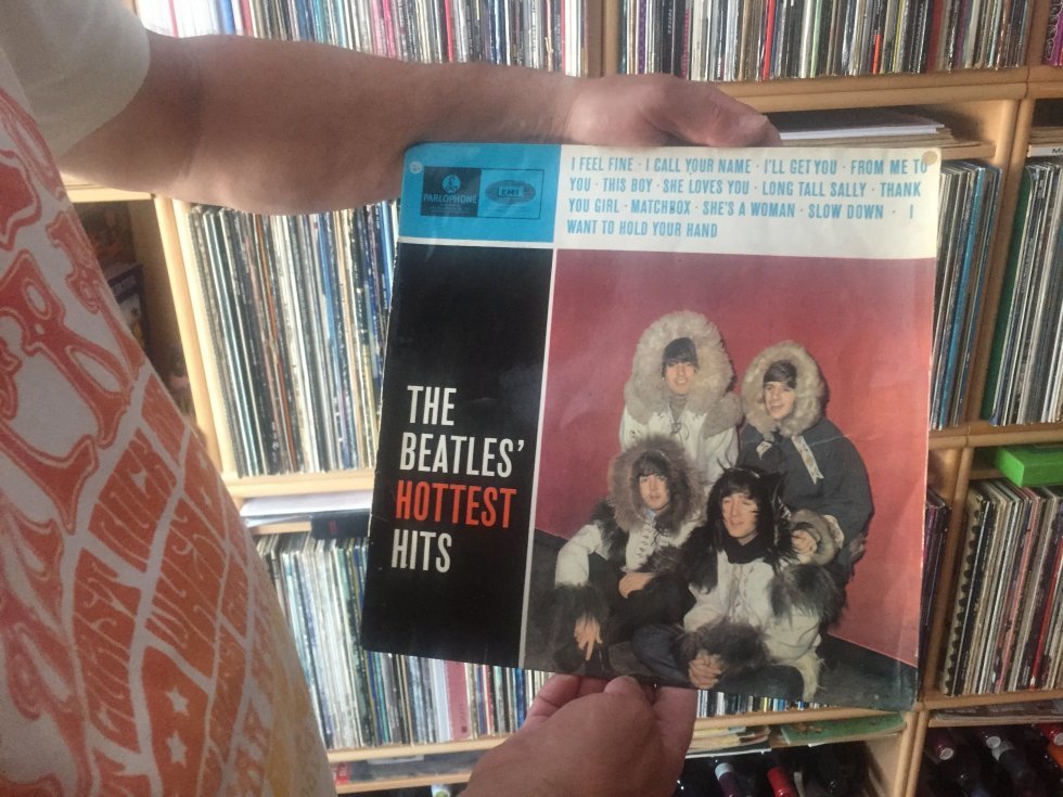 Denne udgave af The Beatles' Hottest Hits er 10.000 kroner værd - Ole samler på vinyler: Denne koster mere end 10.000 kroner i dag