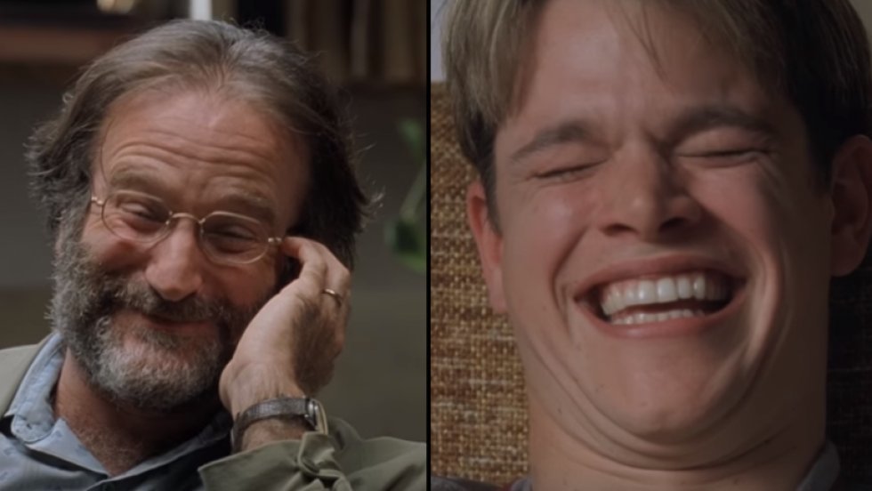 Den sjoveste scene i Good Will Hunting var improviseret af Robin Williams