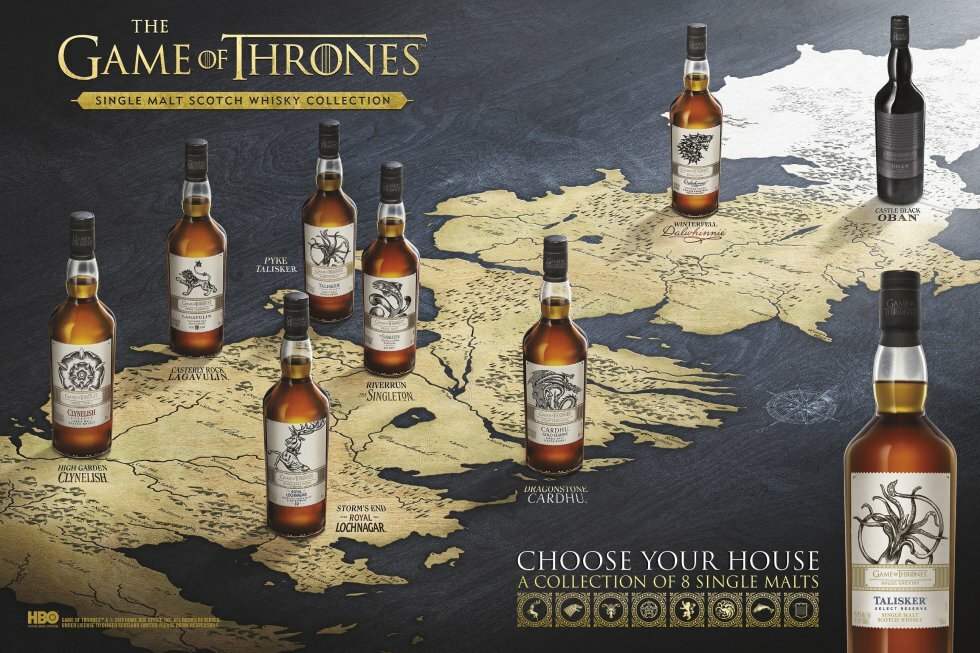 Game of Thrones får sin egen whiskyserie - 8 sæsoner, 8 limited edition single malts