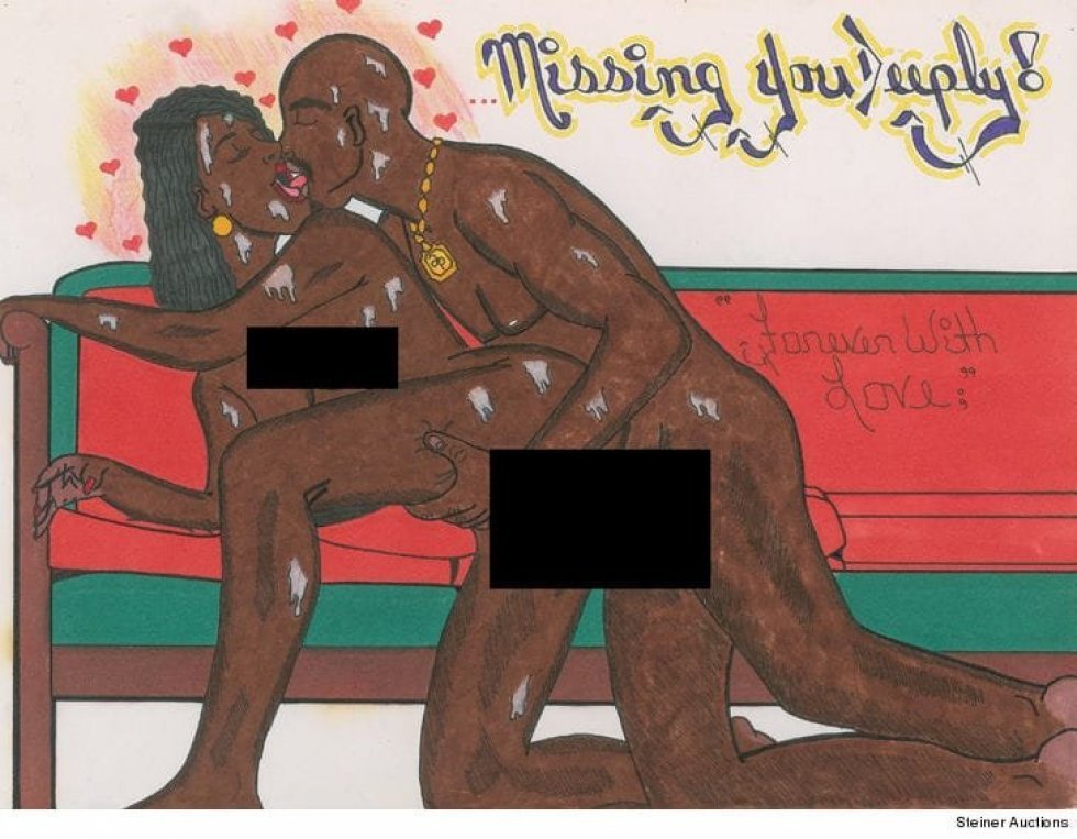 Tupacs erotiske tegning til Desiree Smith er netop blevet solgt for svimlende beløb 