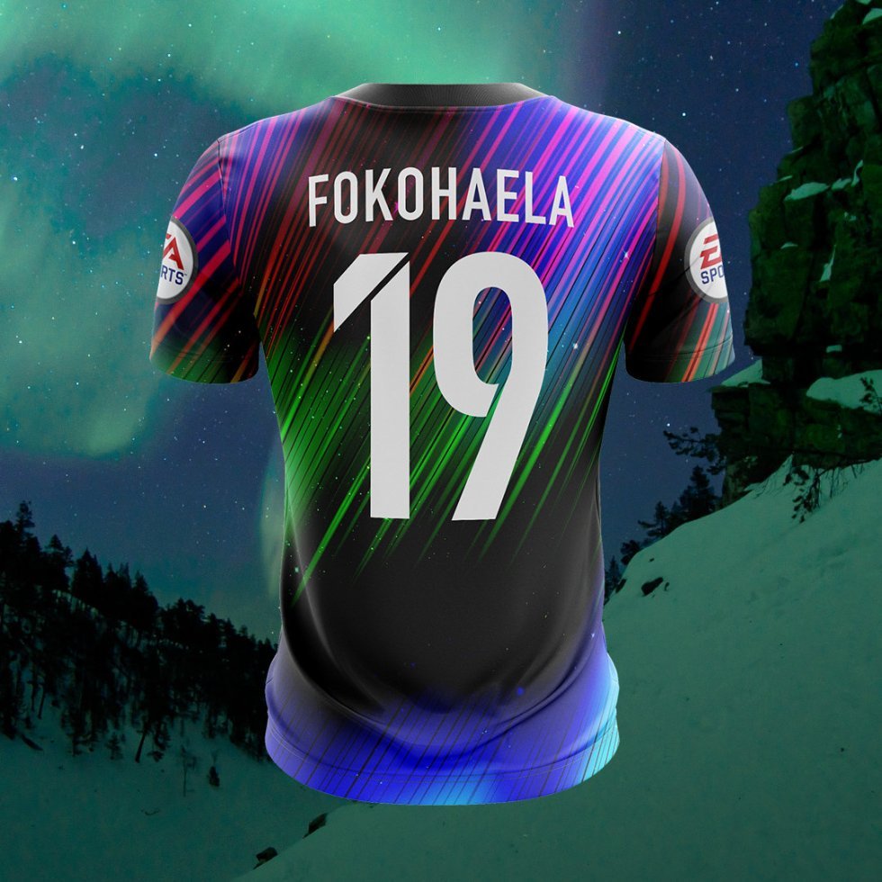 EA Sports x Fokohaela limited edition Northern Lights FIFA-trøje