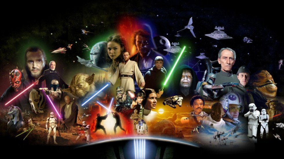 Se alle Star Wars-film klippet sammen til blot 5 minutter