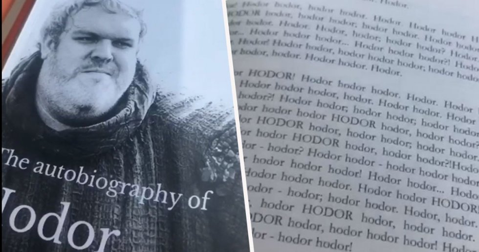 Hodor har skrevet en selvbiografi og den er genial