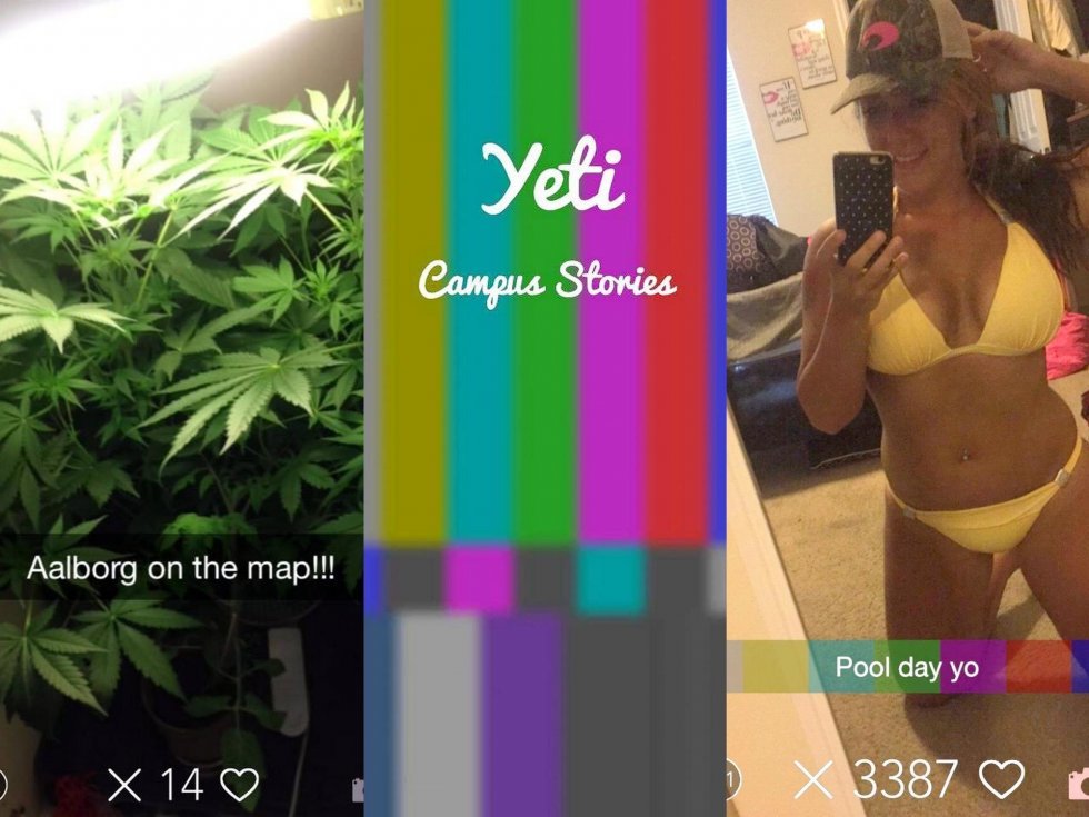 Den ucensurerede Snapchat konkurrent Yeti har ramt Danmark