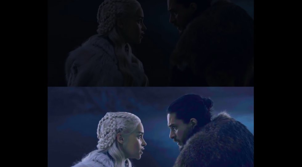 Game of Thrones-fan viser, hvordan Battle of Winterfell ser ud med forbedret lyssætning
