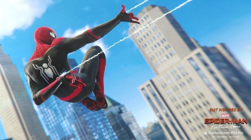 Dragterne fra Spider-Man: Far From Home er landet i Spider-Man PS4