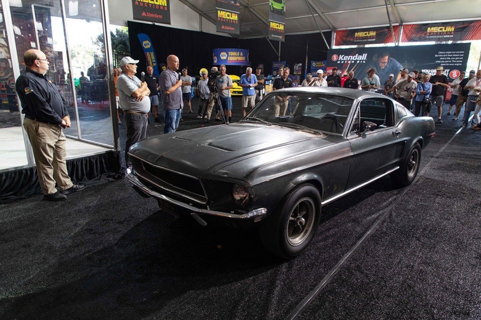 Mecum Auctions - Steve McQueens 1968 Ford Mustang GT 'Bullitt' er landet på auktion