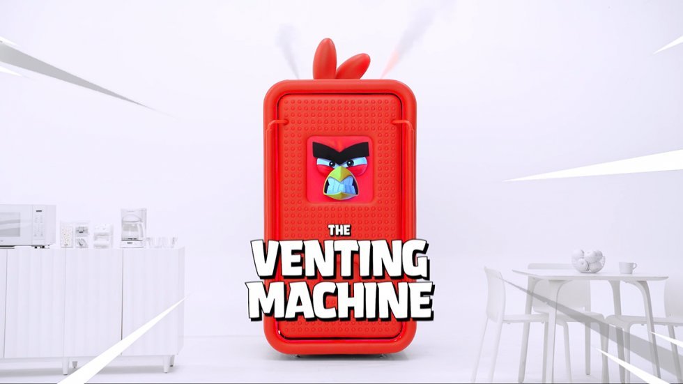Angry Birds har lavet en salgsautomat der betales med raseri