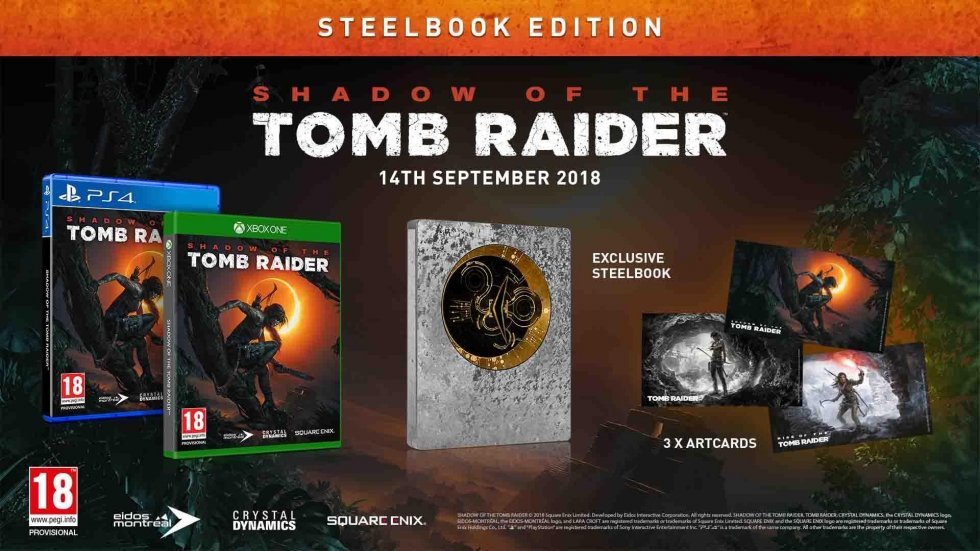 Shadow of the Tomb Raider i Steelbook Edition til 149 kroner.  - Black Friday 2019 - Gode tilbud til mænd