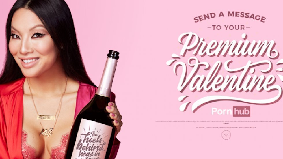 Pornhub tilbyder at sende personlig Valentinsdagshilsen med et døgns gratis Premium til din makker